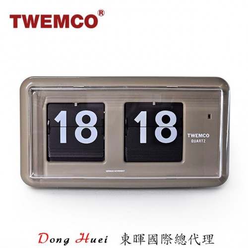 TWEMCO QT-30  德國機芯翻頁鐘 12/24小時制 可壁掛、桌放