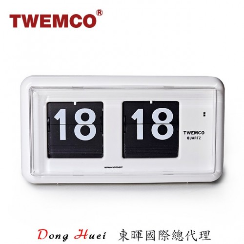 TWEMCO QT-30  德國機芯翻頁鐘 12/24小時制 可壁掛、桌放