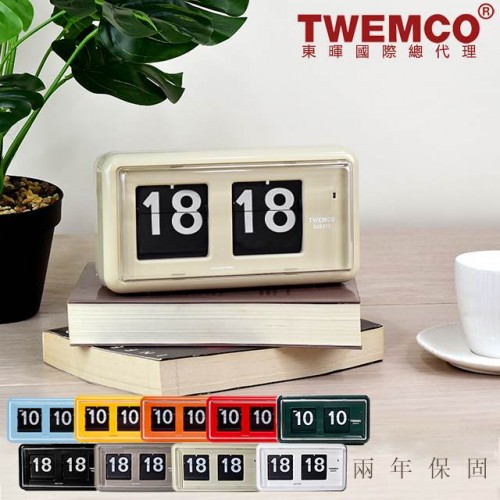 TWEMCO QT-30 系列 德國機芯翻頁鐘 12/24小時制 可壁掛